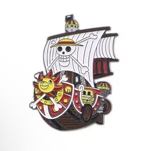 One Piece Manga series, Pirate Ship Enamel Pin, Pins Netflix Series Goin…